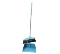 Gogogmee Cleaning Broom and Dustpan Set for Home Soft Bristle Broom Long Handle Dustpan for Bathroom Cleaning Garbage and Sweeping Tool Combo