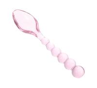 Gogogmee Clear Glass Coffee and Tea Stirring Spoons Polished Glass Mixing Spoons for Milk Tea Desserts Cold Drinks and Cocktails Easy to Clean Kitchen Bar Utensils
