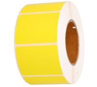Gogogmee Colored Thermal Adhesive Label Paper 40x30mm 800pcs Matte Yellow Thermal Printer Stickers Waterproof for Shipping and Price Label Printing