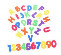 Gogogmee Colorful EVA Bath Letters and Numbers for Soft Alphabet and Number Bath for Early Learning Preschool Educational Playtime Safe for Cognitive Development
