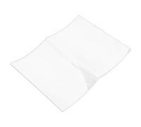 Gogogmee Compact Acrylic Book Stand Fan Shaped Desk Book Holder for Displaying Cookbooks Magazines Quran with Clear Design Easy to Clean and Organize Bookshelf Organizer