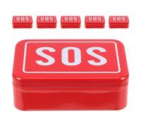 Gogogmee Compact Metal Pill Box for Travel Impact-Resistant Small Medicine Organizer and Pocket Container Survival Storage for Outdoor Adventures Portable Tablet Sorting Bin