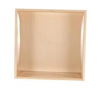 Gogogmee Cover Packaging Wooden Box Flower Design for Presents Small Storage Box Lid Window for Home Decor