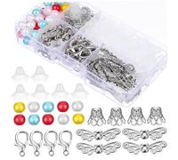 Gogogmee Craft Beads Guardian Angel Charms Pearl Beads for Jewelry Making for Bracelets Keychains Abundant Quantity Boxed Packaging