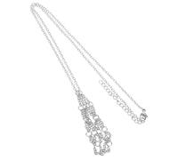 Gogogmee Crystal Holder Necklace Pendant Natural Stone Cage Jewelry Accessory for DIY Crafts Elegant Design for Special Occasions Durable Metal Construction Supports Unique Beaded Creations