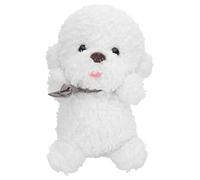 Gogogmee Cute Poodle Plush for Dog Stuffed Animal Soft Filling Fluffy Cuddly Pet for Nursery Bedroom Relaxation Non Fading Design