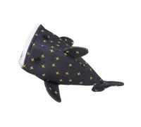 Gogogmee Cute Shark Pencil Case Zipper Pouch Large Capacity Fabric Animal-Shaped Pen Holder for School Office Travel Stationery Organizer Bag