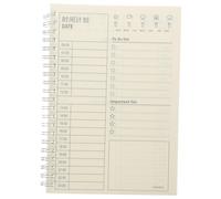 Gogogmee Daily Notepad Journaling Planner Personal Scheduling Memo Planning Notebook Daily Organizer Work Note Book Project Organizer Notebook Schedule Book