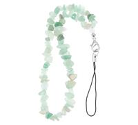 Gogogmee Decorative Crystal Phone Chain Green Hanging Rope for Mobile Bag | Lightweight Decorative Charm with Fixing Rope, Stylish Delicate Creative Design, Easy Installation