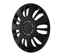 Gogogmee Decorative Wheel Hub Caps Car Rim Covers Polished Black Hubcap Replacement for Automotive Truck Suv Easy Install Protective Wheel Center Caps