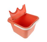 Gogogmee Deep Foot Soaking Tub with Raised Massage Points Thickened Over-knee Basin for Foot Relaxation and Soaking with Lid for Heat Retention and Stability