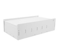 Gogogmee Desktop Money Holder with Five Compartments for Cash and Coins Household Storage Box for Desk Organization and Financial Management