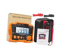 Gogogmee Digital Insulation Tester with LCD Display Backlight Megohmmeter for Electrical Resistance Testing High Load Capacity Circuit Protection Portable Electronic for Circuit and Home