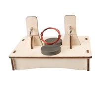 Gogogmee DIY Dc Motor Kit for Wooden Assembly with Educational Science Materials Interactive Stem Learning Tool for Electric Motor Building and Problem-solving Skills Development