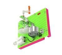 Gogogmee DIY Hand-cranking Generator Science Experiment Kit for Primary School Students Manual Dynamo Teaching Model with Safe Educational Electricity Power for Learning Stem Concepts