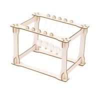Gogogmee DIY Newton's Cradle Scientific Kit with Balance Balls Easy Assembly Physics Experiment for Educational Stress Relief Gadget for Office and Home Desk Decor