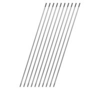 Gogogmee Double-Ended Ball Head Connector M3 Threaded Rod 10Pcs Metal Pushrod Linkage 200Mm for Rc Car and Boat Model Control Systems