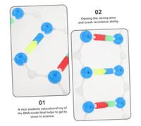 Gogogmee Double Helix Model Educational Dna Teaching Aid Biology Learning Kit Human Gene Structure Science Classroom Molecular Assembly for Students and Home Use