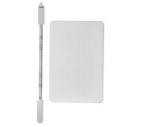 Gogogmee Dual-ended Makeup Mixing Palette Ring in Silver for Nail Polish Foundation Blending
