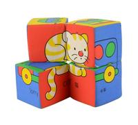 Gogogmee Early Educational Building Blocks for Fine Motor Skill Development Color Recognition Montessori-inspired Multi-color Art Blocks for Safe Learning Activity