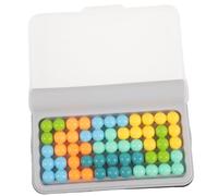 Gogogmee Educational Pyramid Beads Wisdom Plastic Logic Game Enhances Creativity Memory Hand-eye Coordination Portable Desktop Puzzle for Boys