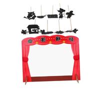 Gogogmee Educational Shadow Puppet Kit for DIY Traditional Chinese Marionette Puppets with Sensory Play Accessories Creative Storytelling Board Game for Preschoolers