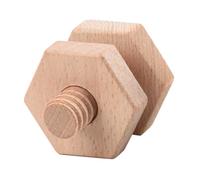 Gogogmee Educational Wooden Screw Toy for Boys and Girls Geometric Shape Matching Puzzle Toys Autism Learning Safe for Toddlers