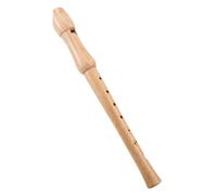 Gogogmee Eight-hole Wooden Clarinet Recorder for Beginners German Fingering Practice Flute Portable Treble Wind Instrument for Music Classes Extended Suitable for All Ages