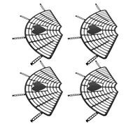 Gogogmee Electric Bike Rear Seat Protective Mesh Net, 2pcs Black Foot Guard Cover for ’s Bicycle Backseat Safety Barrier, Anti-Pinch Bike Rear-Wheel Guard Accessory