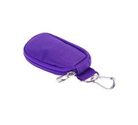 Gogogmee Essential Oil Key Case 10 Compartments for 2ml Bottles Portable Travel Organizer for Aromatherapy Sturdy Zippered Storage Bag for Home and On-The-Go