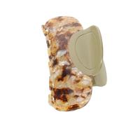 Gogogmee Extra Large Tortoise Shell Hair Claw Clip for Thick Curly Hair Plastic Spring French Barrette Fade-resistant Salon Styling Accessory Minimalist Rectangle Jaw Clip for Everyday Use