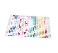 Gogogmee Face Pearls Sticky Gems Face Diamonds Stick Self Adhesive Gems for Makeup Diy Jewelry Jewel Stickers Eye Crystal Jewels