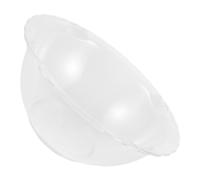 Gogogmee Face Wash Basin for Beauty Salons 23.5Cm X 9.7Cm Scalloped Plastic Spa Tub Portable Washbasin for Foot Care and Facial Treatments