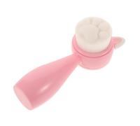 Gogogmee Facial Cleansing Brush and Manual Facial Scrubber with Soft Silicone Bristles, Dual-sided Pink Face Wash Brush for Home and Travel, Eco-friendly Abs Handle, Suitable for Daily Skincare
