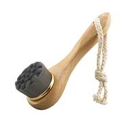 Gogogmee Facial Cleansing Brush Set Wooden Long Handle Exfoliating Skin Cleaning Brush for Deep Pore Cleansing Random Color Suitable for Skin Types