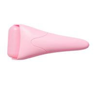 Gogogmee Facial Ice Roller Cold Compress Massager Smooth Skin Roller for Face and Eyes with Ergonomic Handle Soothes Puffiness Enhances Absorption Portable Pink Beauty Tool