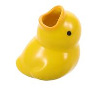 Gogogmee Farmhouse Toothbrush Holder Ceramic Brush Holder Cute Cartoon Toothbrush Stand Kids Bathroom Decor Modern Toothbrush Holder for Countertop