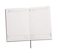 Gogogmee Fitness Planner Workout Journal Daily Organizer Portable Agenda Planning Book for Management and Progress Tracking with Stylish Dark Green Cover