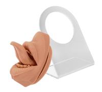 Gogogmee Flexible Silicone Mouth Face Model with Tongue Piercing Practice for Body Art Training Lightweight Fake Face Display with Stand Smooth Surface for Safe and Efficient Piercing