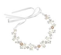 Gogogmee Flower Hairpin for Festival Pearl Headband Bridal Headpiece Elegant Women's Hair Accessory