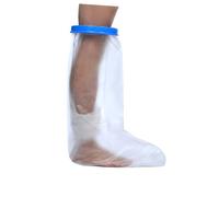 Gogogmee Foot Cast Protector Large Vinyl Watertight Shower Cover for Adult Leg Casts Left Right Leg Guard Bathing Protector