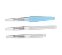 Gogogmee Fountain Ink Pens with Water Injection Brush for Art Students Lightweight Portable Writing and Watercolor Painting Pens Including Short and Blue Barrel Designs