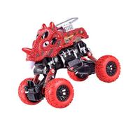 Gogogmee Friction Powered Dinosaur Pull Back Car for Large Bright Colored Off-road Vehicle Energy-saving No Battery Needed Birthday for Boys and Educational and Imaginative
