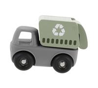 Gogogmee Friction Powered Garbage Truck Realistic Plastic Engineering Vehicle for Push Pull Play Inertial Push Car for Developing Coordination and Imaginative Play