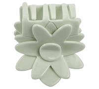 Gogogmee Frosted Flower Grabbing Clips for Long Hair Cute and Stylish Design Small Jaw Clamp Clips Pins for Women and Girls Wearing Light Green Hair Accessories While