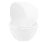 Gogogmee Giant Easter Egg Plastic Shell 30X20Cm Milk White Openable DIY Fillable Raffle Suitable for Easter Party Decorations and ’ Holiday Activities