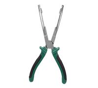 Gogogmee Glow Plug Connector Pliers Angled Jaw Diesel Glow Plug Removal Puller with Soft Grip Handles Heat Treated High Alloy Construction for Repair Lightweight and Easy to Use for Cars