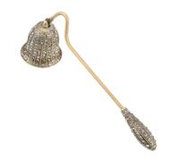 Gogogmee Golden Vintage Candle Flame Snuffer Alloy Vintage Decor Candle Wick Tool Candle Flame Extinguisher