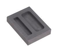 Gogogmee Graphite Ingot Mold Slots Premium Crucible for Melting Non-Ferrous Metals Gold Silver Casting with Thermal Stability and Corrosion Resistance for Laboratory and Craft Use