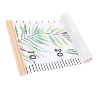 Gogogmee Growth Chart Wall Decor Removable Wooden Height Measuring Ruler, Monstera Leaf Design, ’s Height Chart for Bedroom and Nursery Measurement